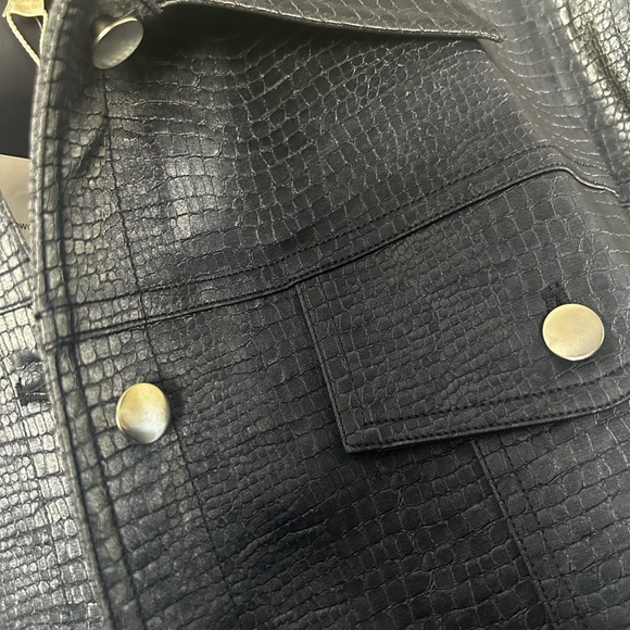 WAYF Blue Textured Jacket - Picture 9 of 12